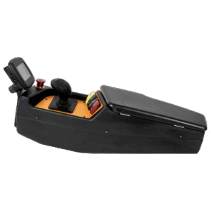 Apoya brazo ergonómico para cabina de maquinaria. Tamaño pequeño.